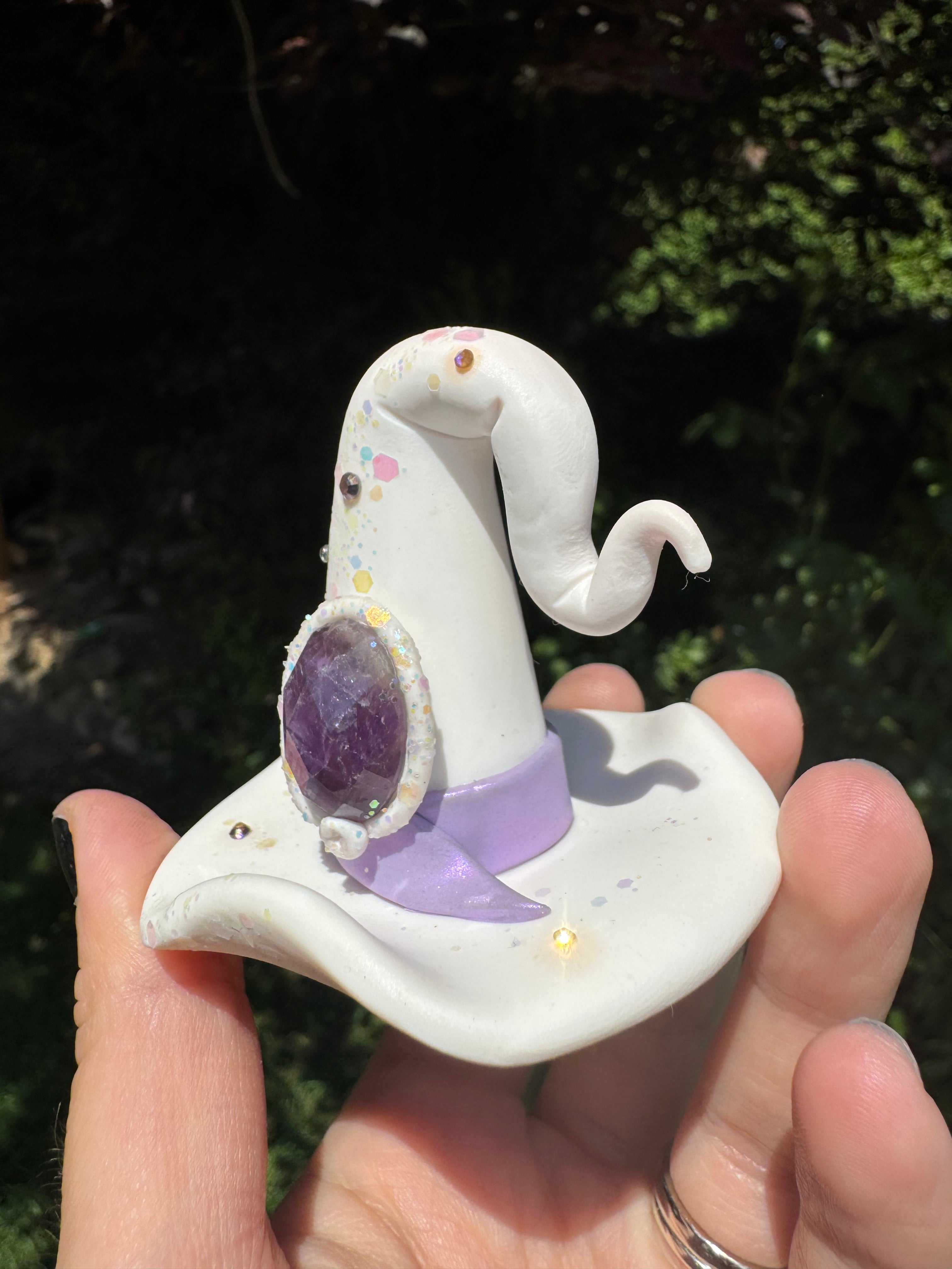 White “opal” Witch Hat