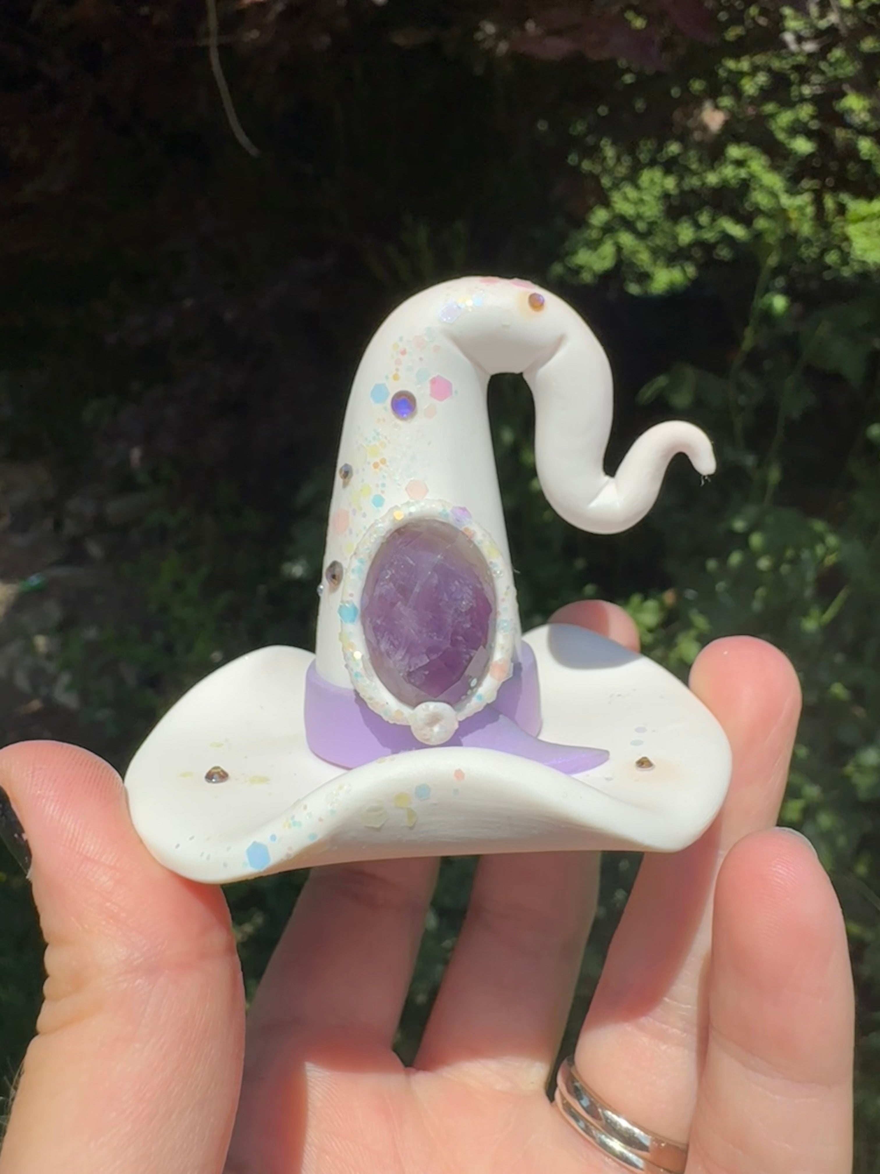 White “opal” Witch Hat